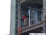 Aligning stone panels at the 2nd floor East Elevation.jpg
